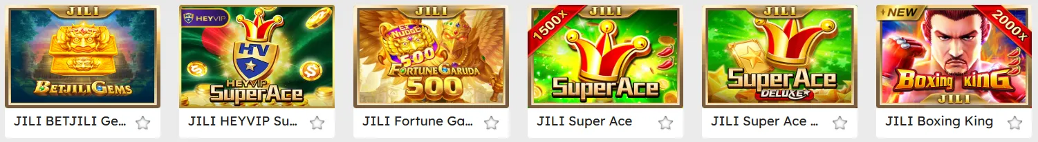 Betjili casino slot games
